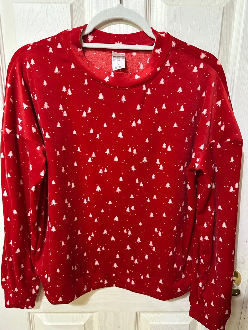 Red Holiday Tree Print Sleepwear
